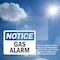 Signmission Gas Alarm, 5 in W x Rectangle, Vinyl Decal OS-2PACK-NS-D-35-L-12985 - alternate 6